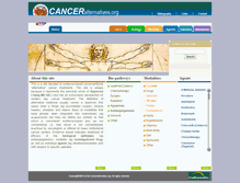 Tablet Screenshot of canceralternatives.org